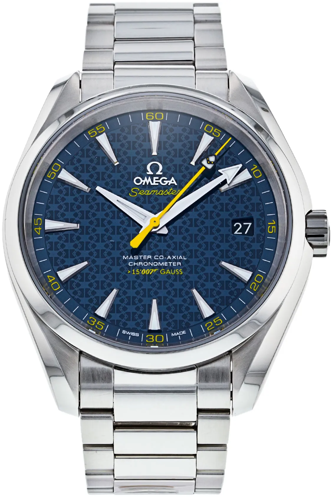 Omega Aqua Terra 150M 231.10.42.21.03.004 - James Bond Edition 42mm Stainless steel Blue Baton