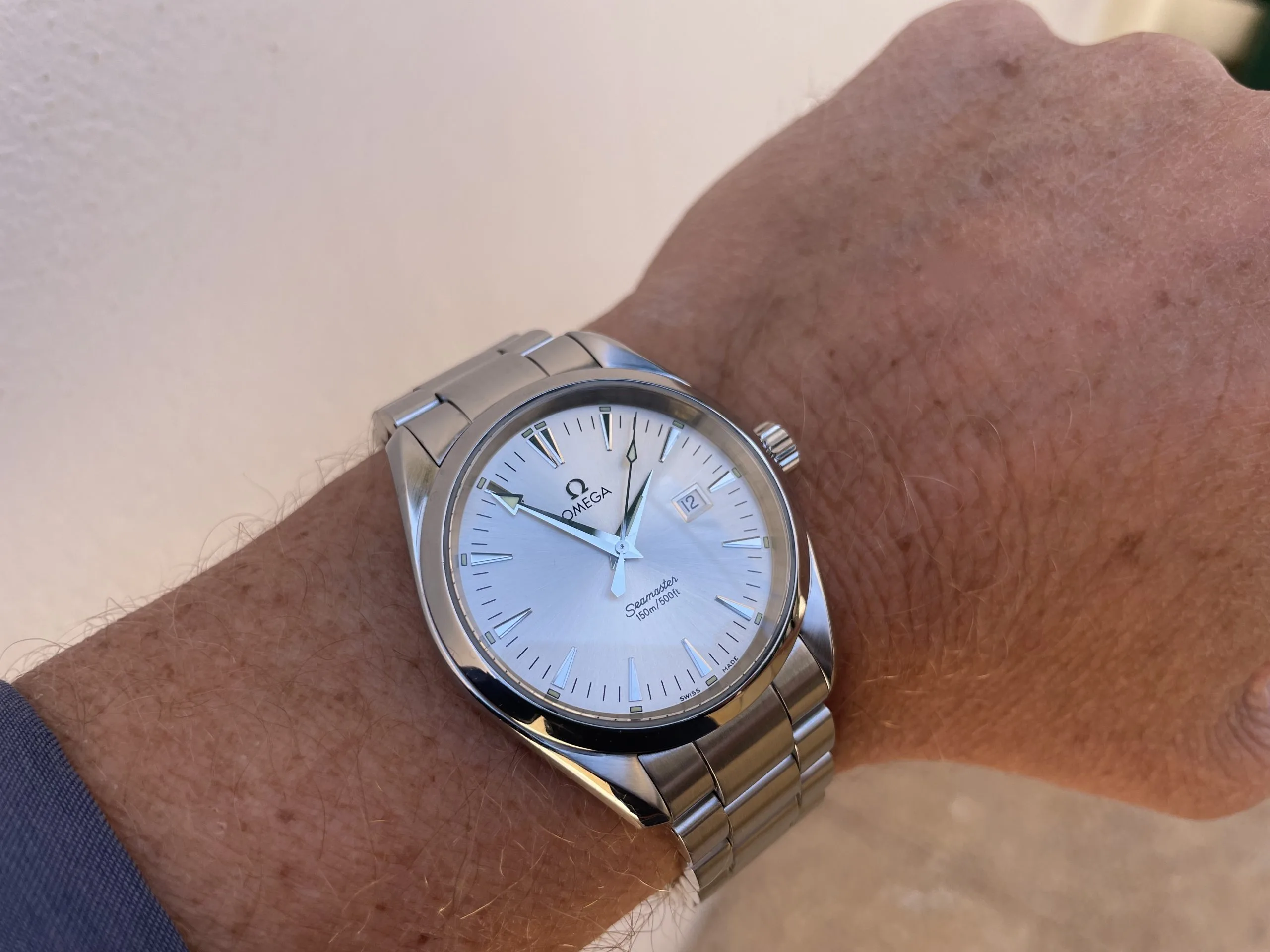 Omega Seamaster Aqua Terra 25173000 39mm Silver 8