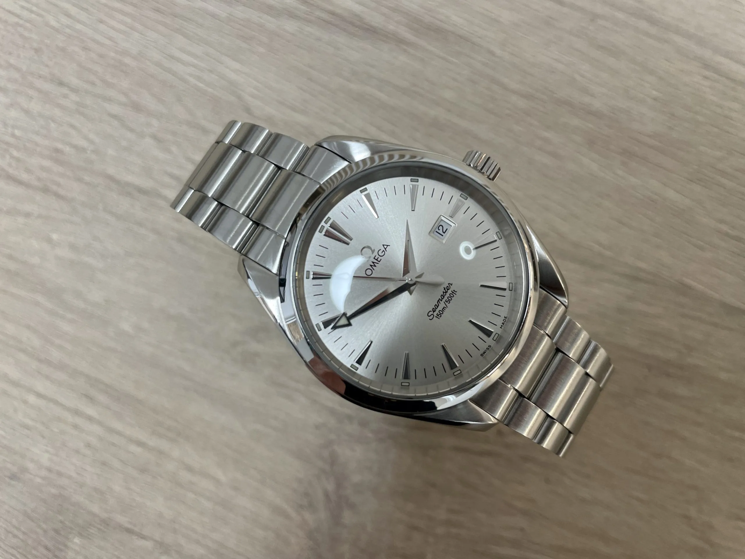 Omega Seamaster Aqua Terra 25173000 39mm Silver 6