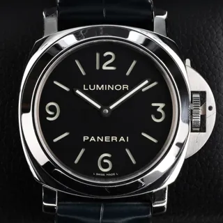 Panerai Luminor Base 112 Stainless steel Black