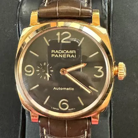 Panerai Radiomir 1940 PAM 00573 45mm Rose gold Brown