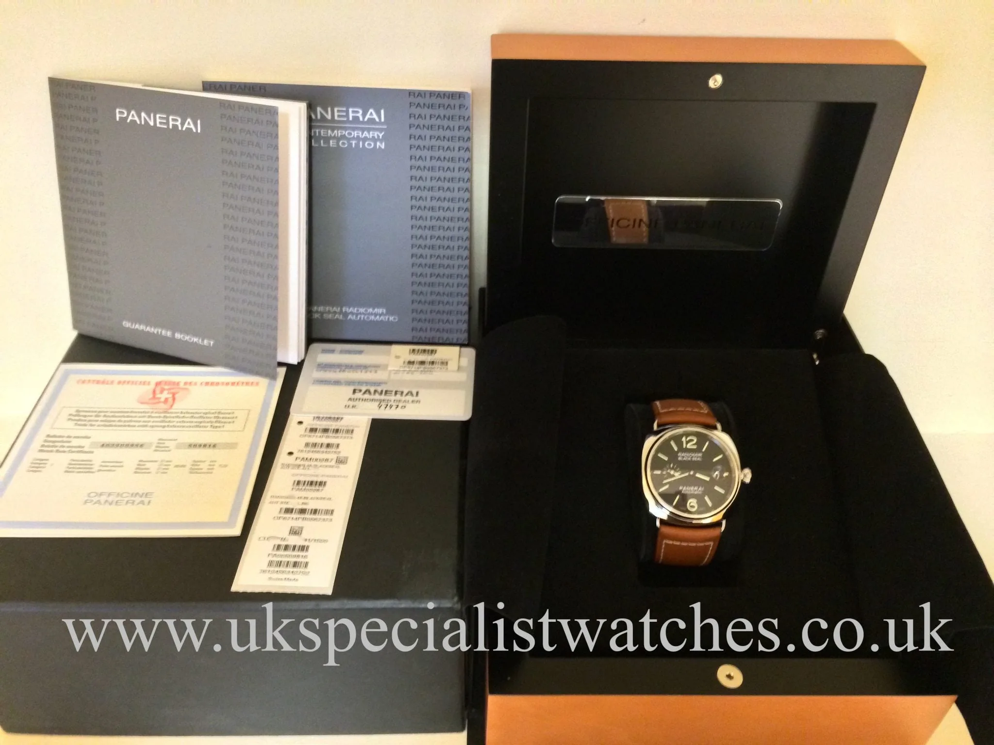 Panerai Radiomir PAM 287 45mm Stainless steel Black 2