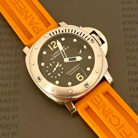 Panerai Submersible PAM 00024 44mm Stainless steel Black