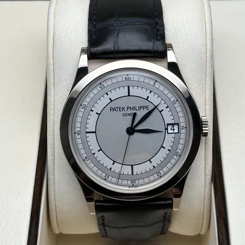 Patek Philippe Calatrava 5296G-001 38mm White gold Silver 1