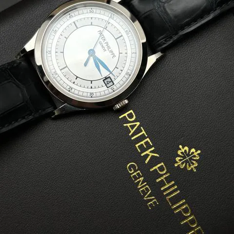 Patek Philippe Calatrava 5296G-001 38mm White gold Silver 8