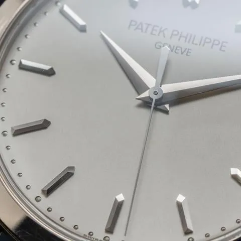 Patek Philippe Calatrava 5296G-010 38mm White gold Silver 2