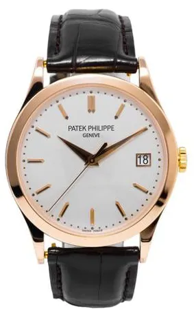 Patek Philippe Calatrava 5296R-010 38mm Rose gold Silver