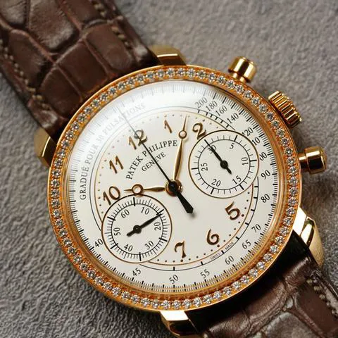 Patek Philippe Chronograph 7150/250R-001 38mm Rose gold White 1