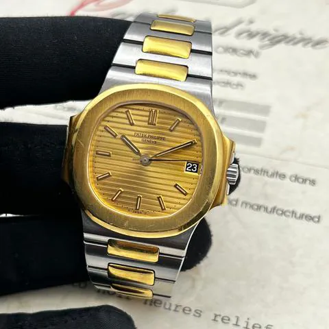 Patek Philippe Nautilus 3800/001 37mm Yellow gold and Stainless steel Gold