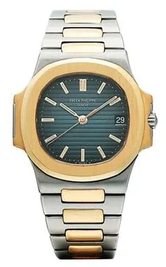 Patek Philippe Nautilus 3800 37mm Yellow gold Blue