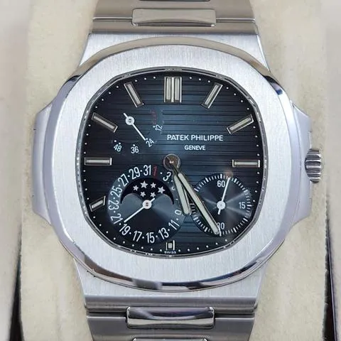 Patek Philippe Nautilus Moonphase 5712/1A-001 40mm Stainless steel Blue 1