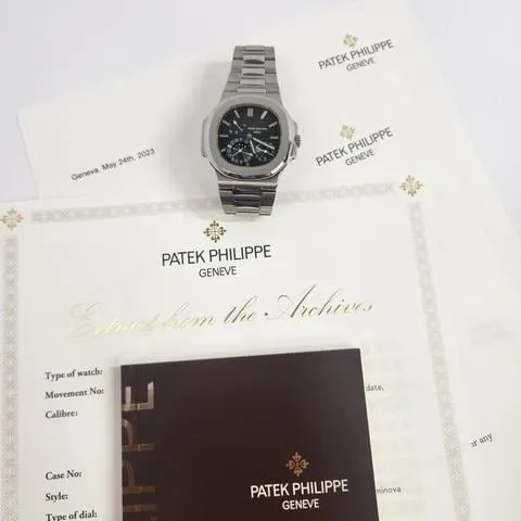 Patek Philippe Nautilus Moonphase 5712/1A-001 40mm Stainless steel Blue 4