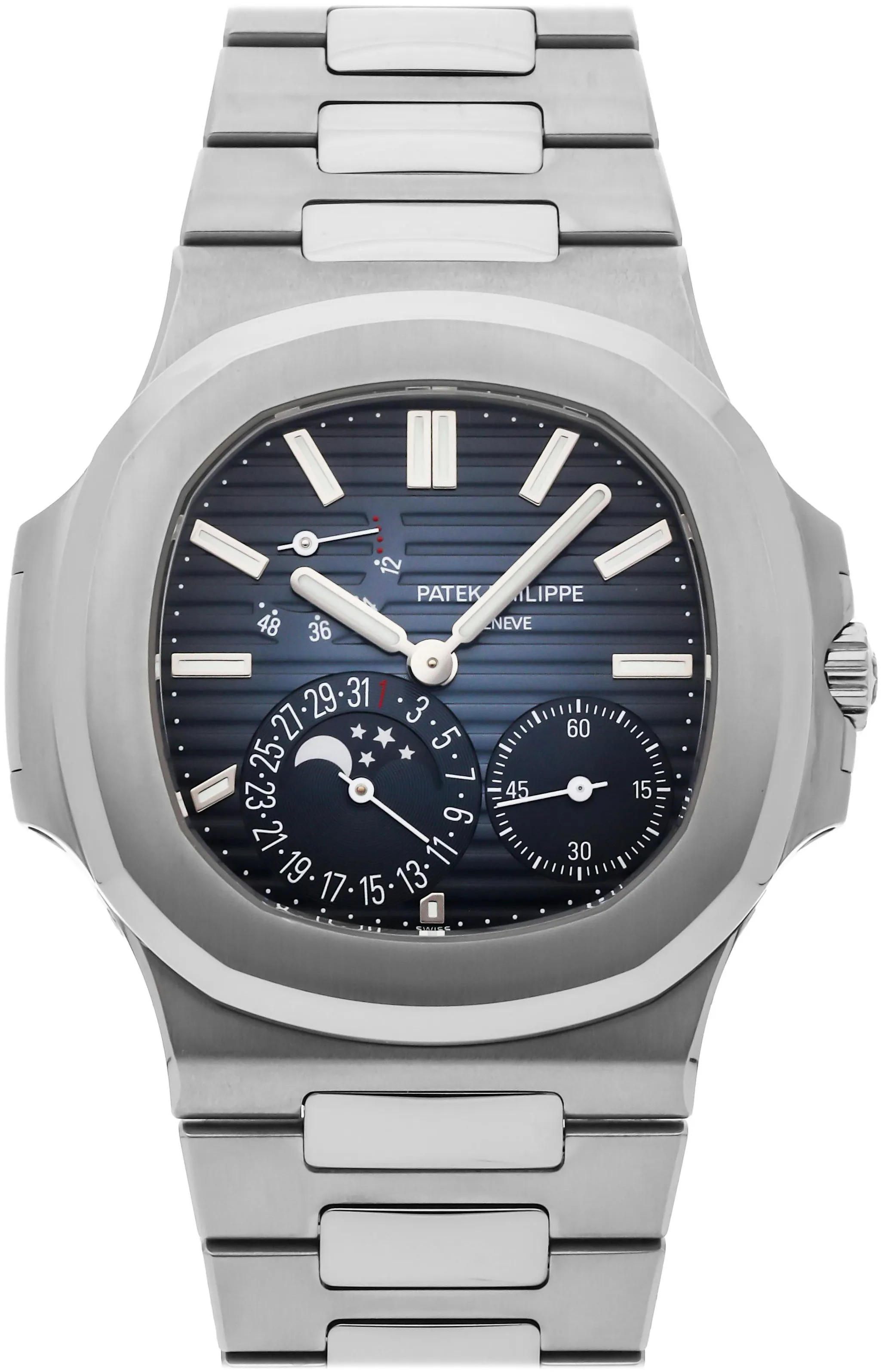 Patek Philippe Nautilus Moonphase 5712/1A-001 40mm Stainless steel Blue