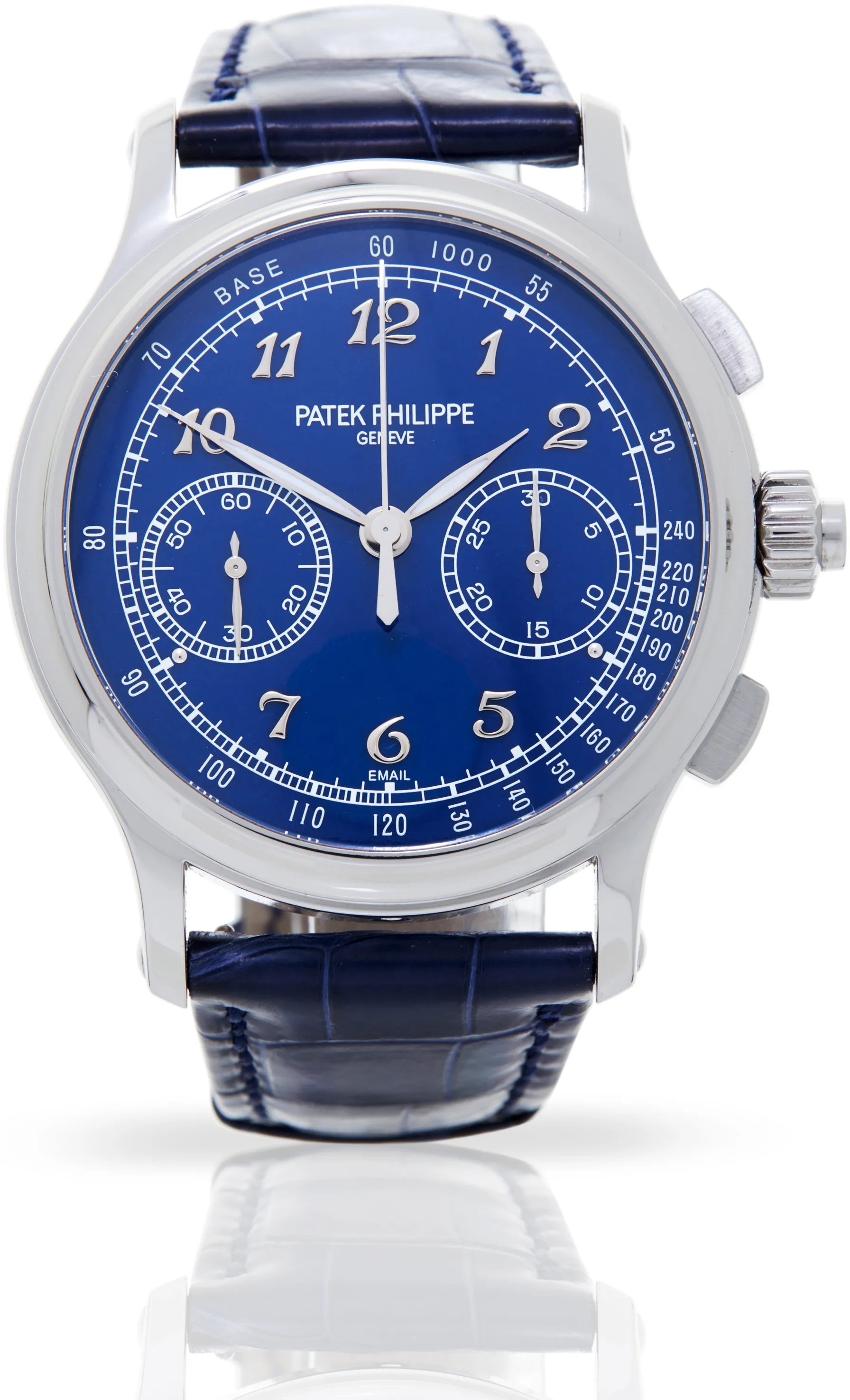 Patek Philippe Split-Seconds Chronograph 5370P-011 41mm Platinum Blue Arabic