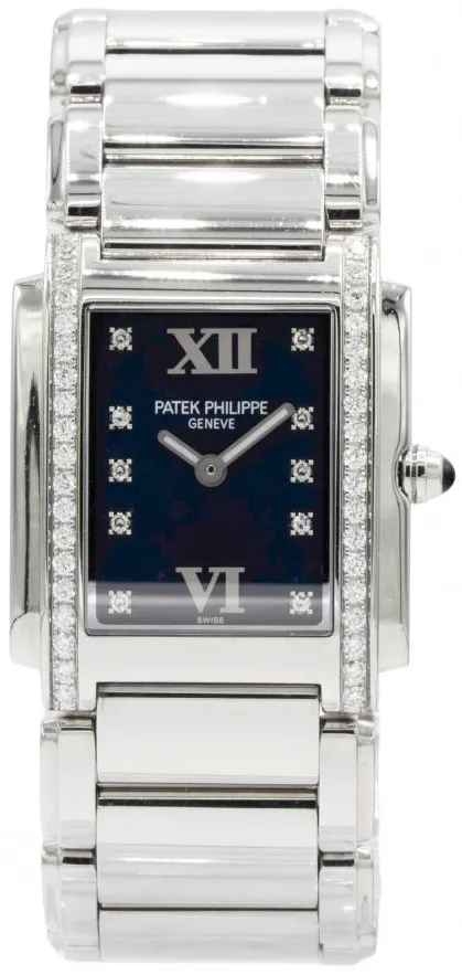 Patek Philippe Twenty~4 4910/10A 30mm Stainless steel Blue