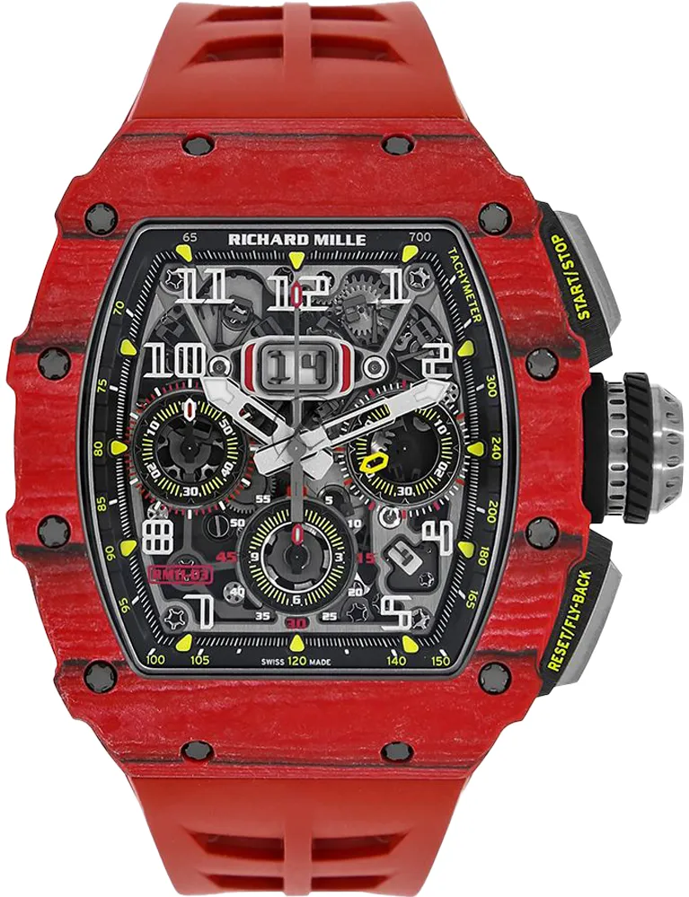 Richard Mille RM11-03 RM11-03 FQ TPT 44mm Carbon fiber Skeletonized