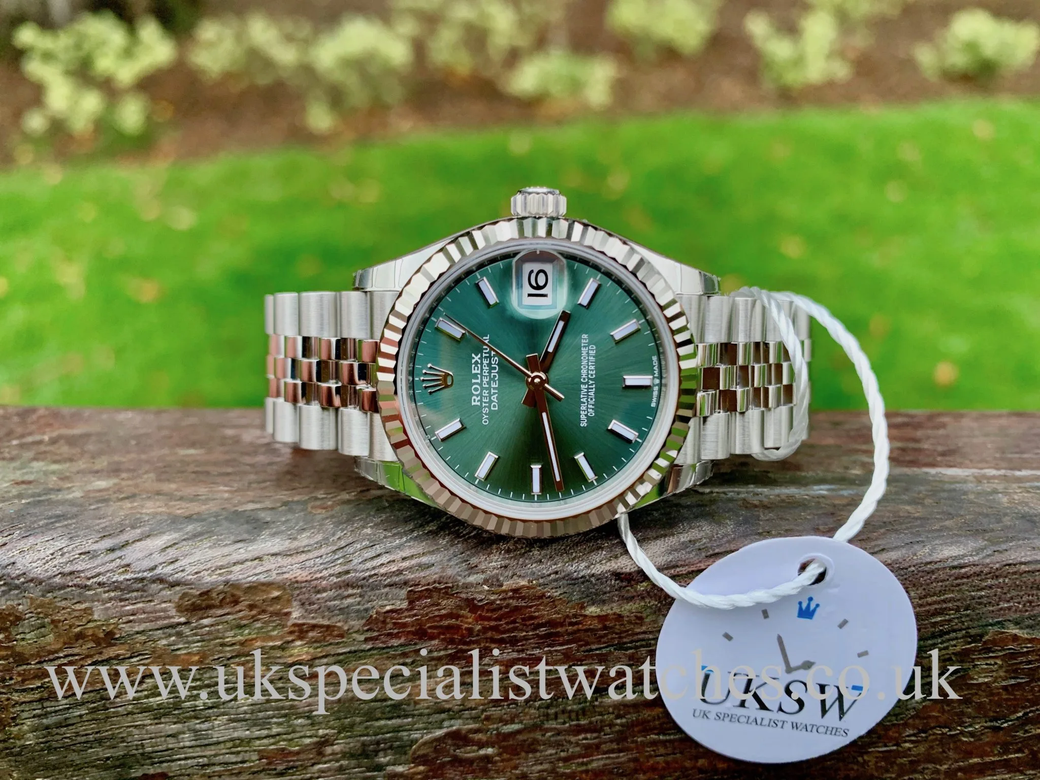 Rolex Datejust 31 278274 31mm Stainless steel Green