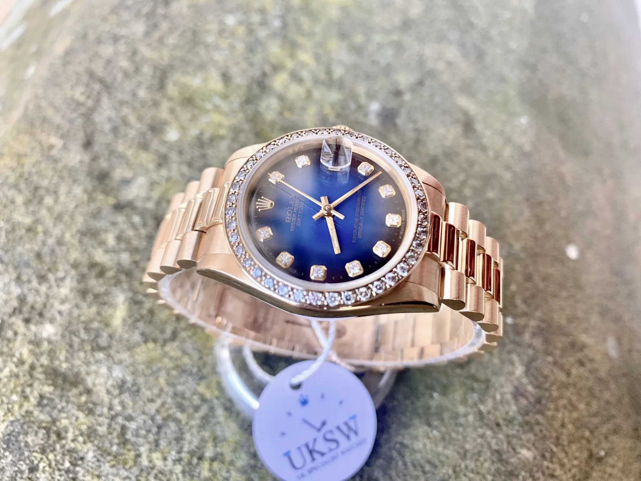 Rolex Datejust 31 68278 Yellow gold Blue 7