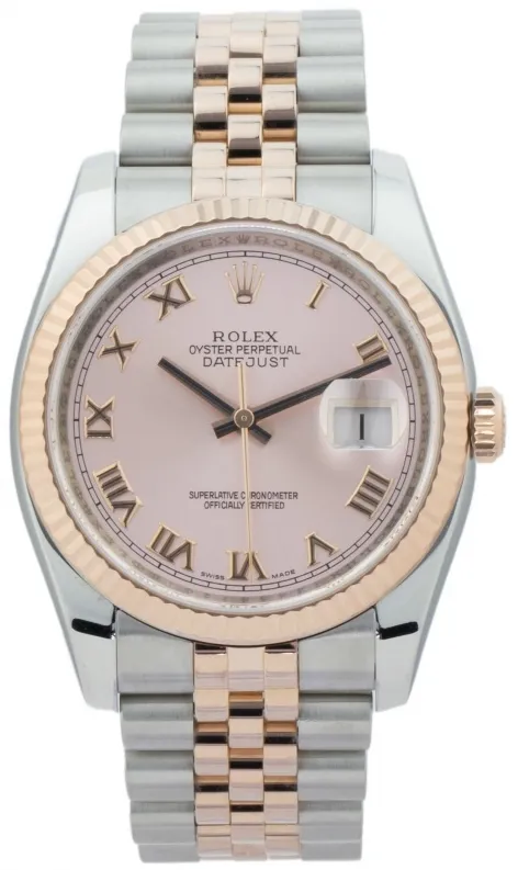 Rolex Datejust 36 116231 36mm Stainless steel Salmon