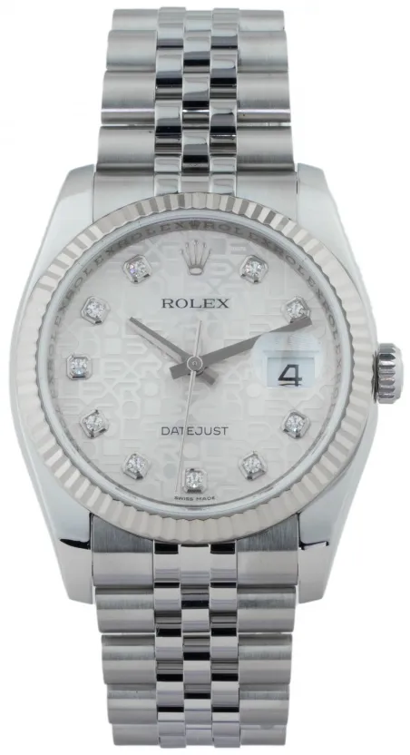 Rolex Datejust 36 116234 36mm Stainless steel Silver