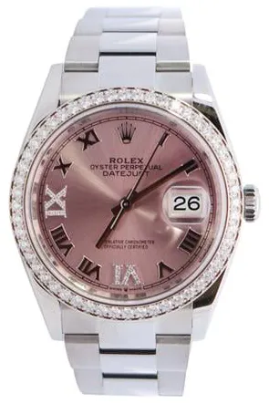 Rolex Datejust 36 126284RBR 36mm Stainless steel Rose