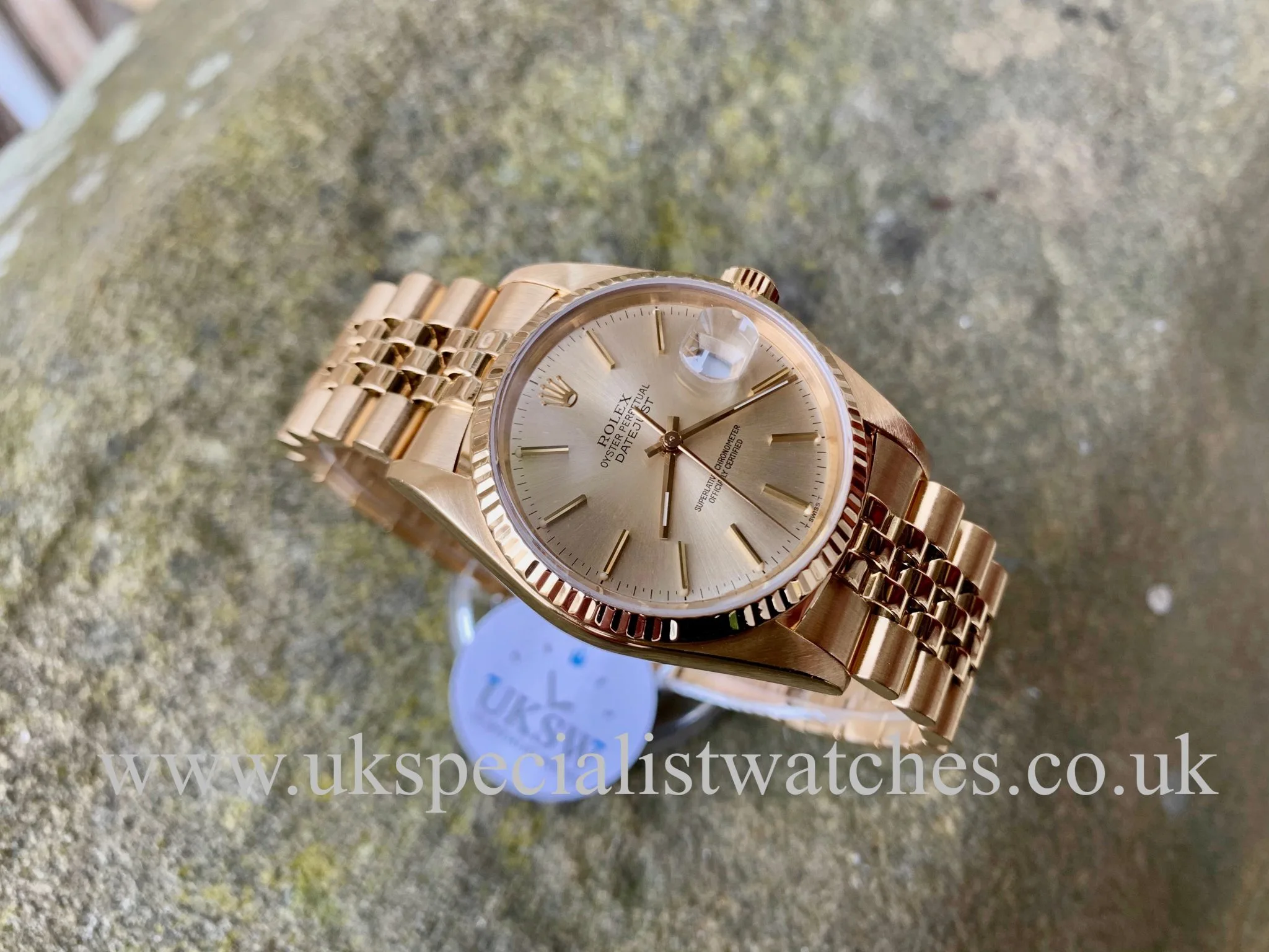 Rolex Datejust 36 16018 36mm Yellow gold Champagne 6