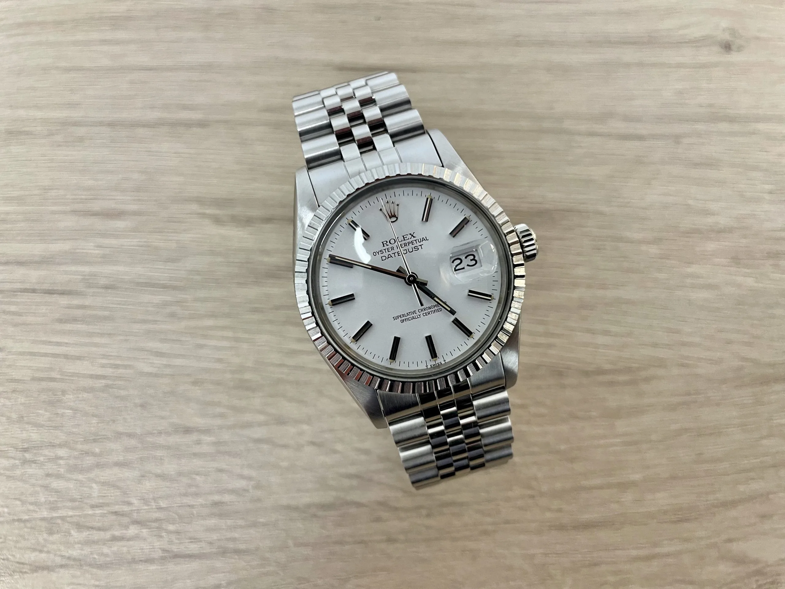 Rolex Datejust 36 16030 36mm Stainless steel White 3