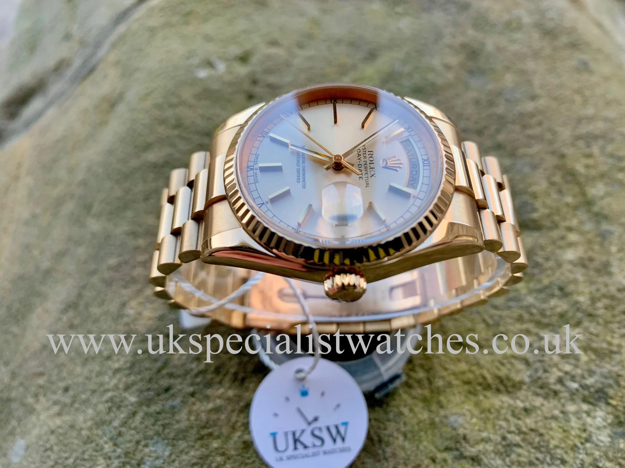 Rolex Day-Date 36 118238 36mm Yellow gold Silver 1