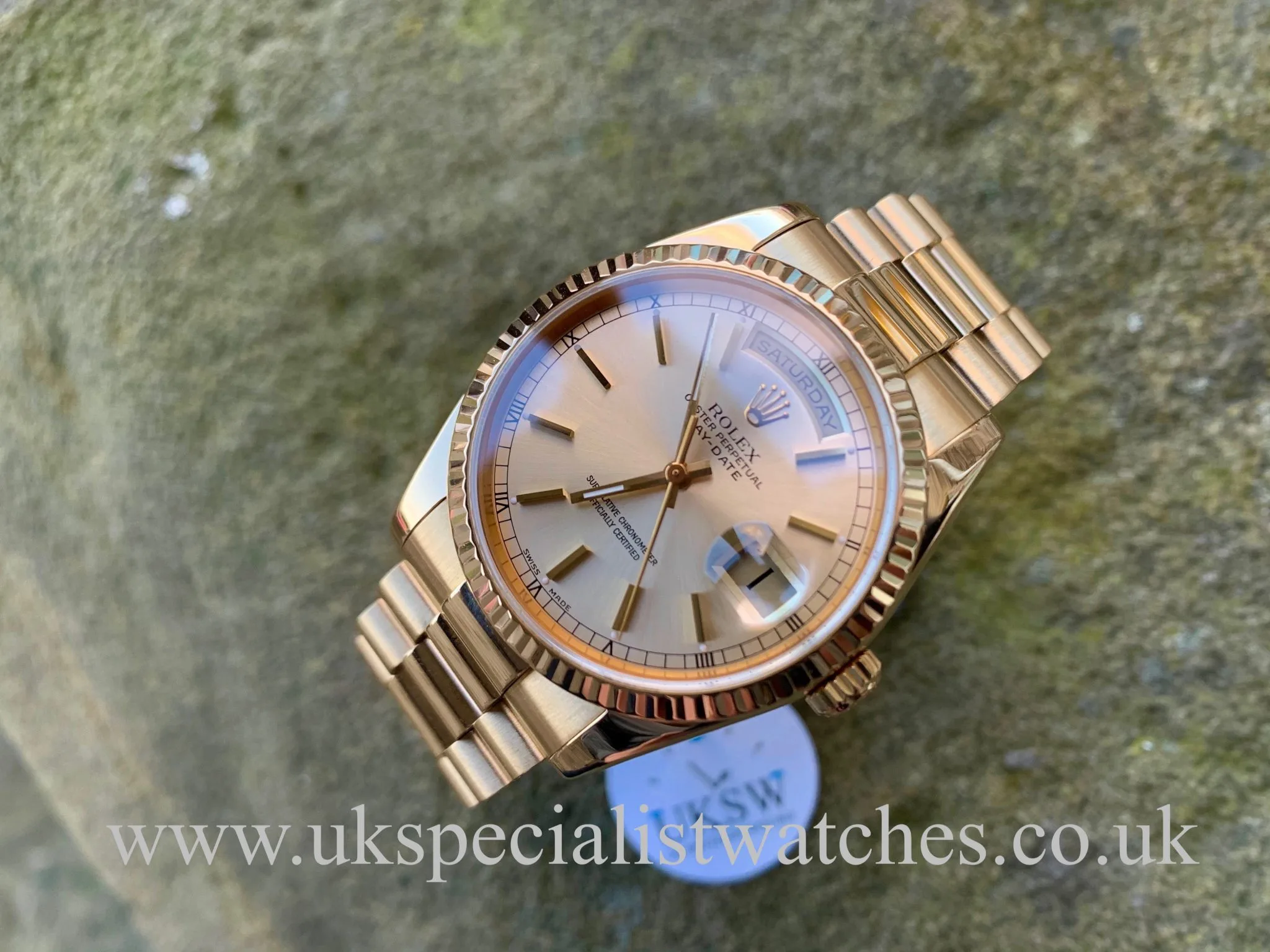 Rolex Day-Date 36 118238 36mm Yellow gold Silver 5