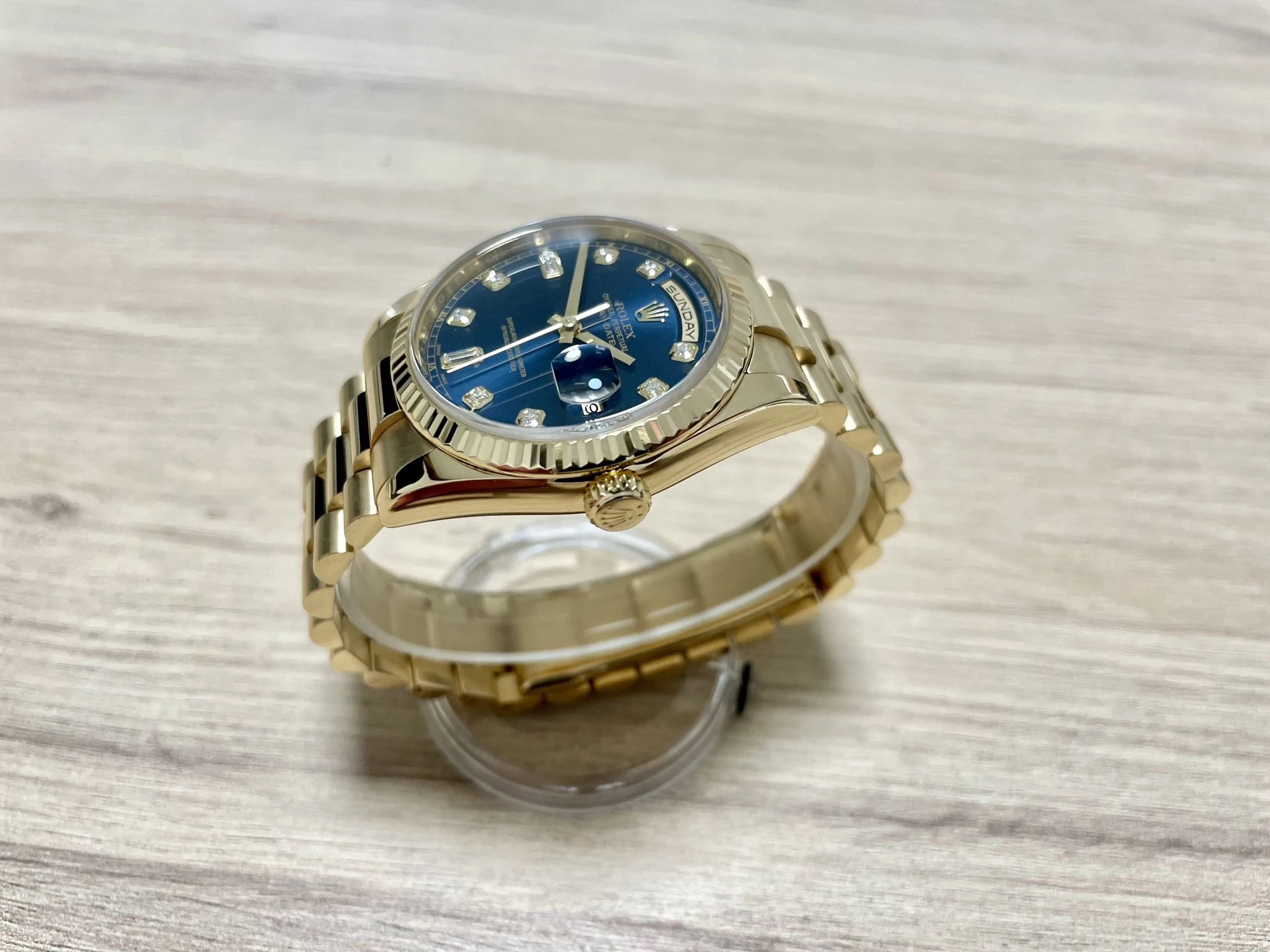 Rolex Day-Date 36 118238 36mm Yellow gold Blue 3