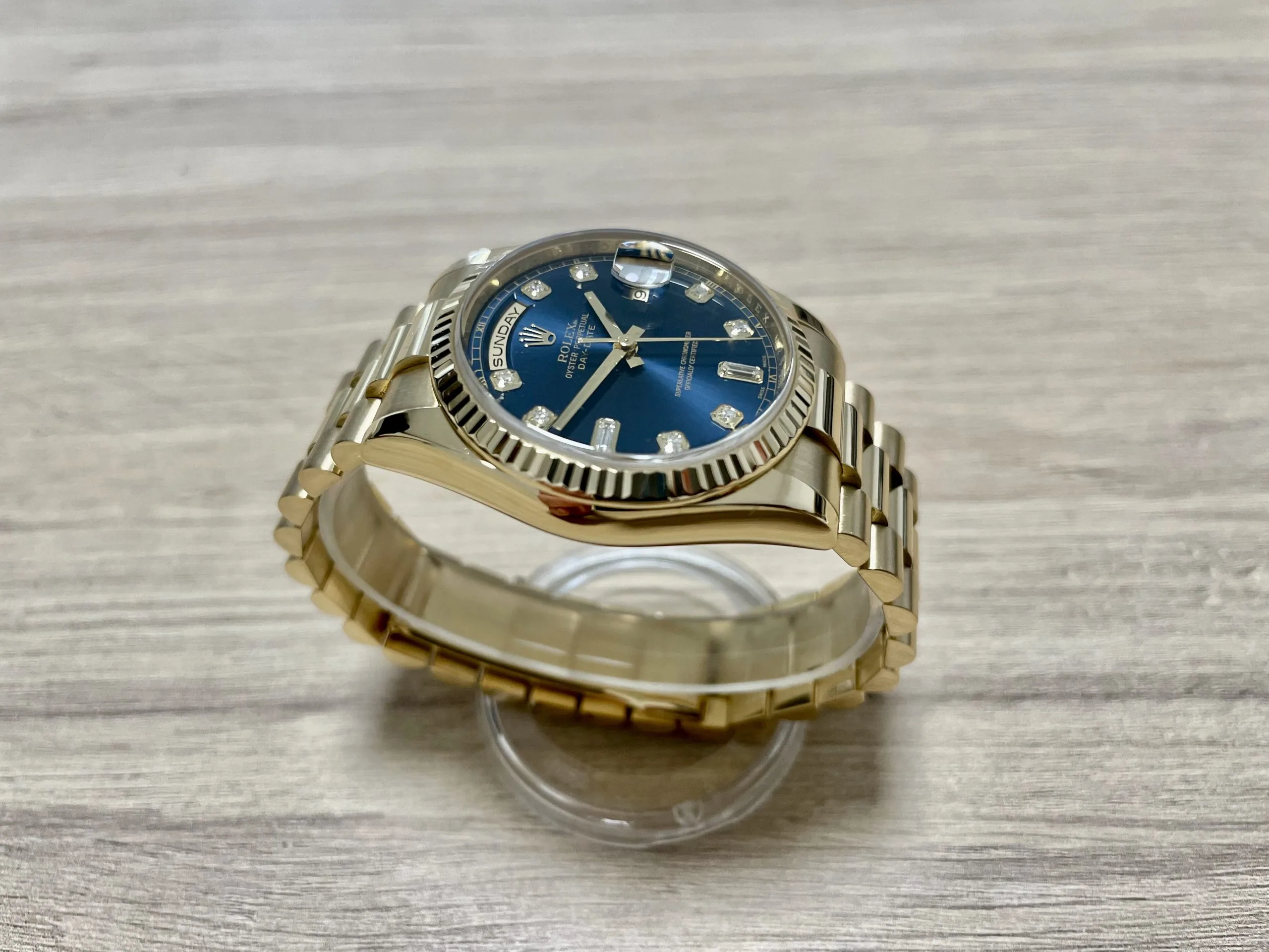 Rolex Day-Date 36 118238 36mm Yellow gold Blue 1