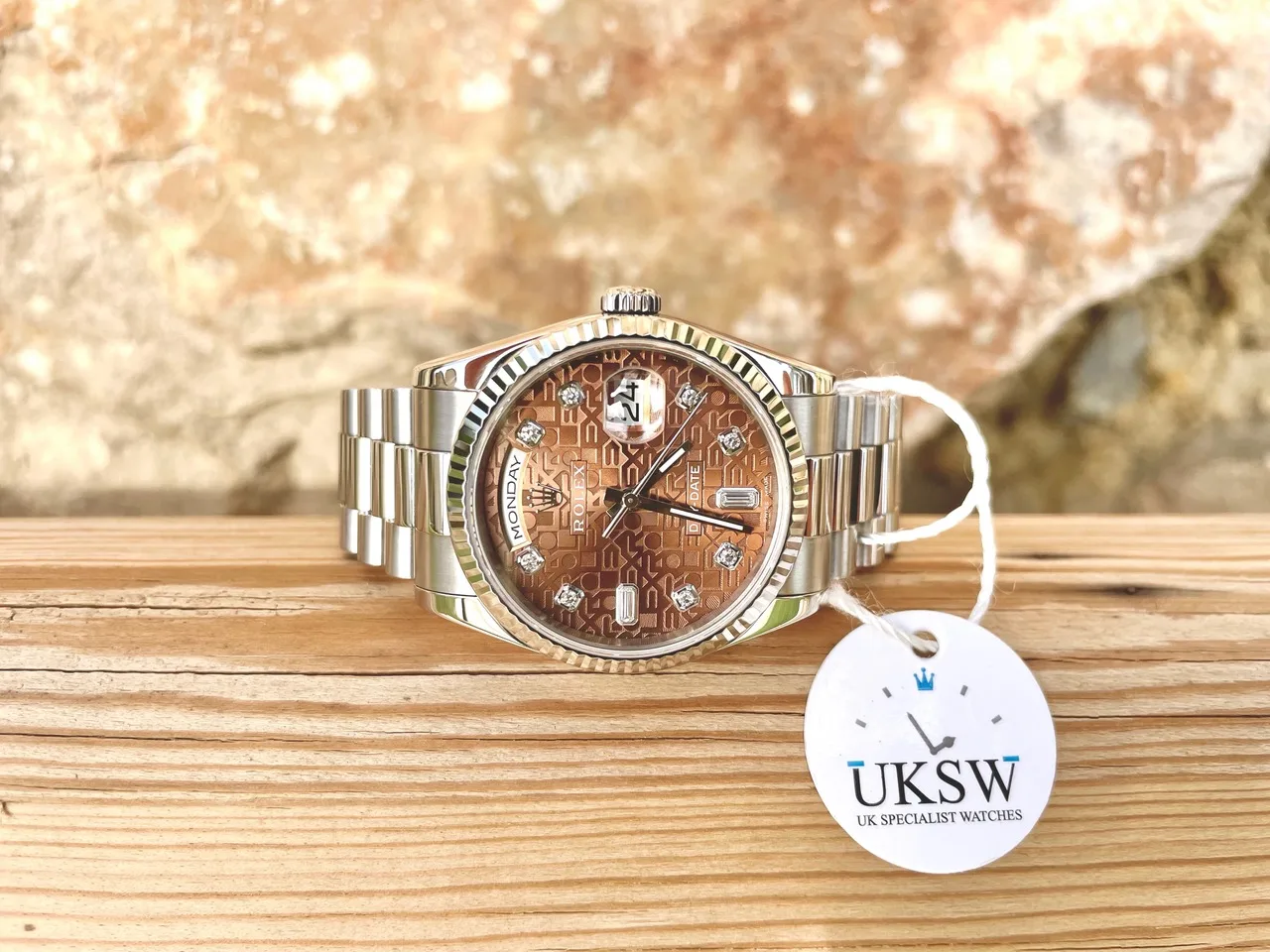 Rolex Day-Date 36 118239 36mm White gold Jubilee