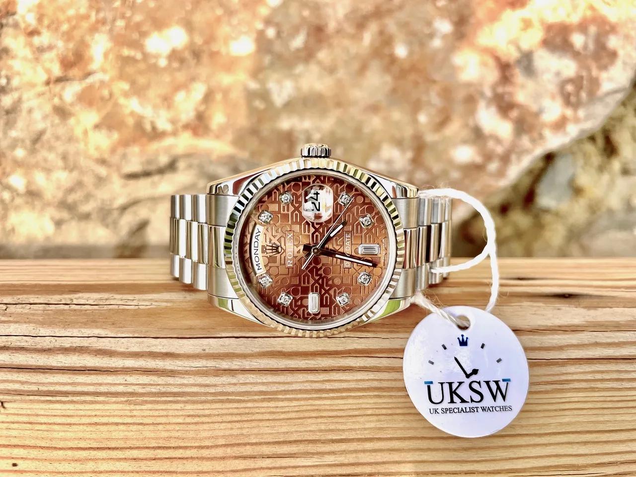 Rolex Day-Date 36 118239 36mm White gold Jubilee 2