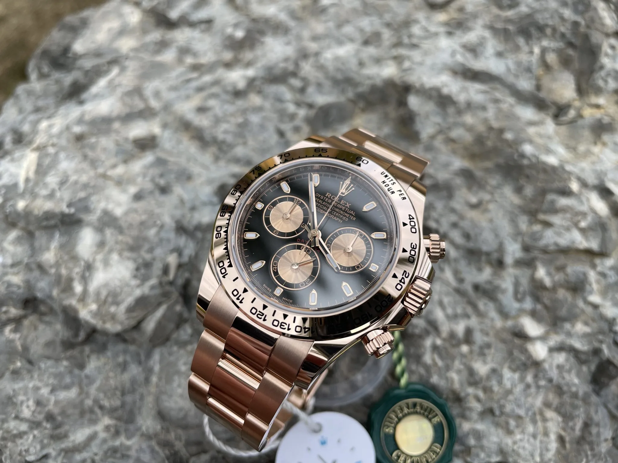 Rolex Daytona 116505 40mm Rose gold Black 2