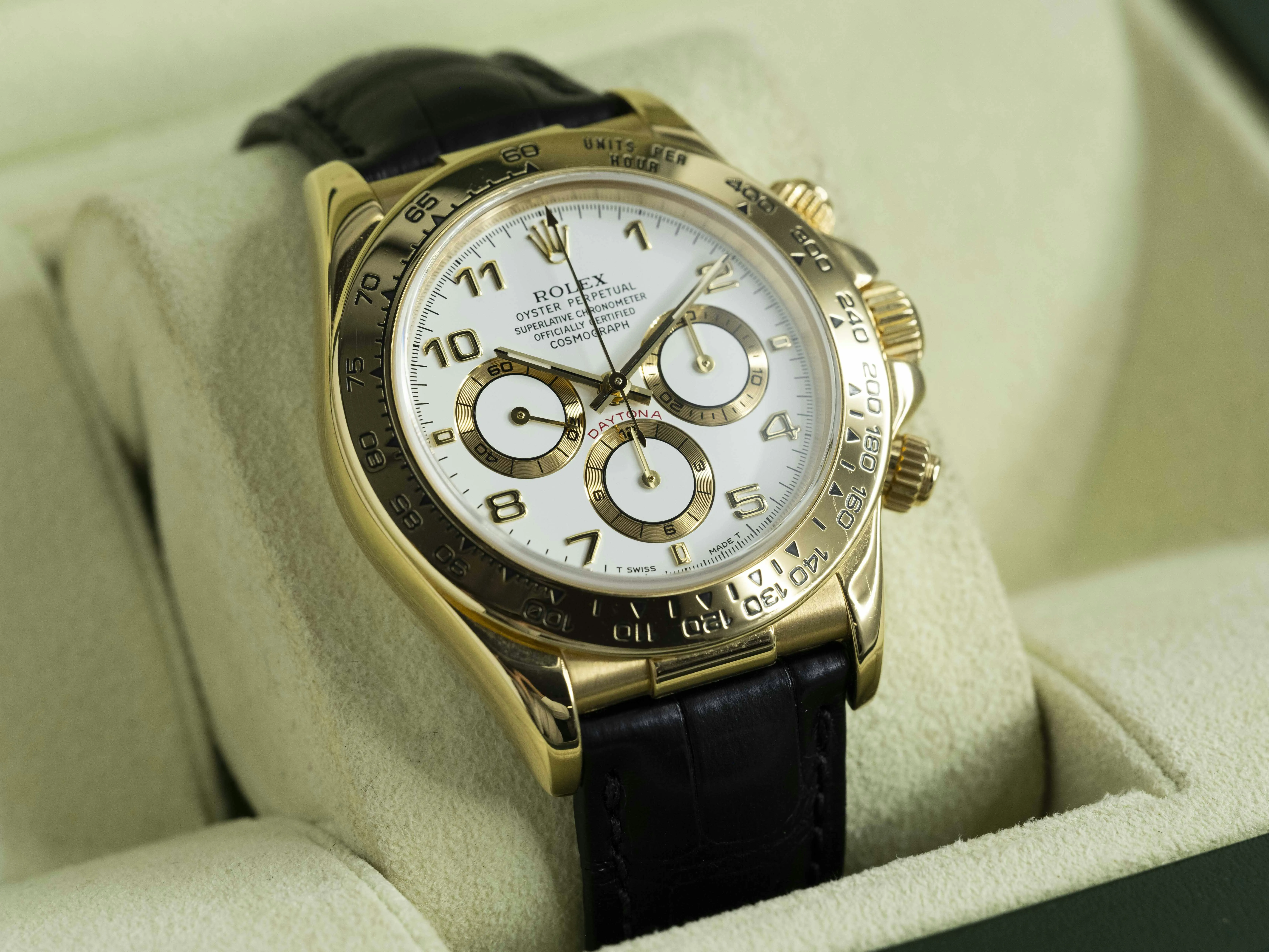 Rolex Daytona 16528 40mm Yellow gold White 11