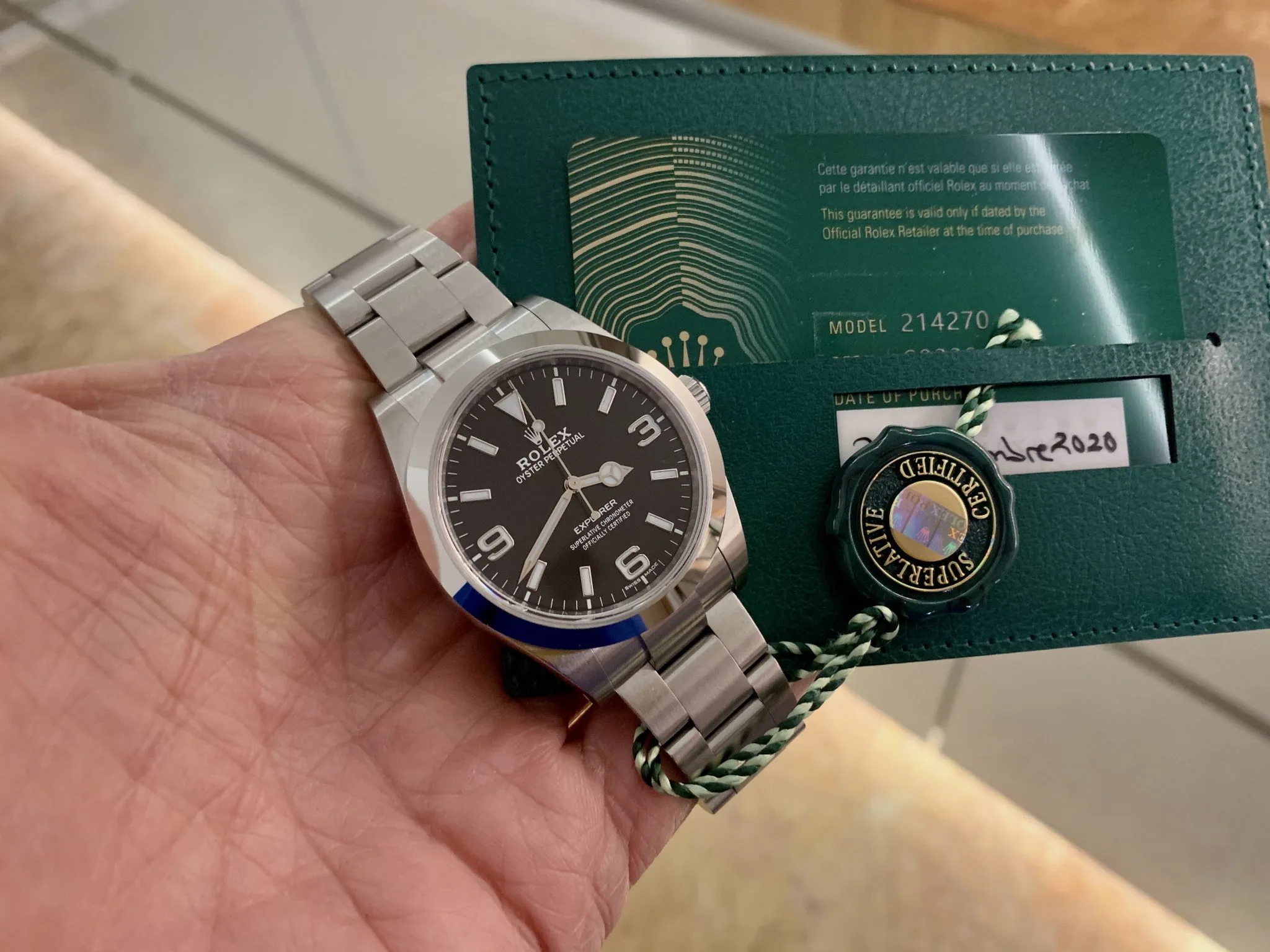 Rolex Explorer 214270 39mm Stainless steel Black 7