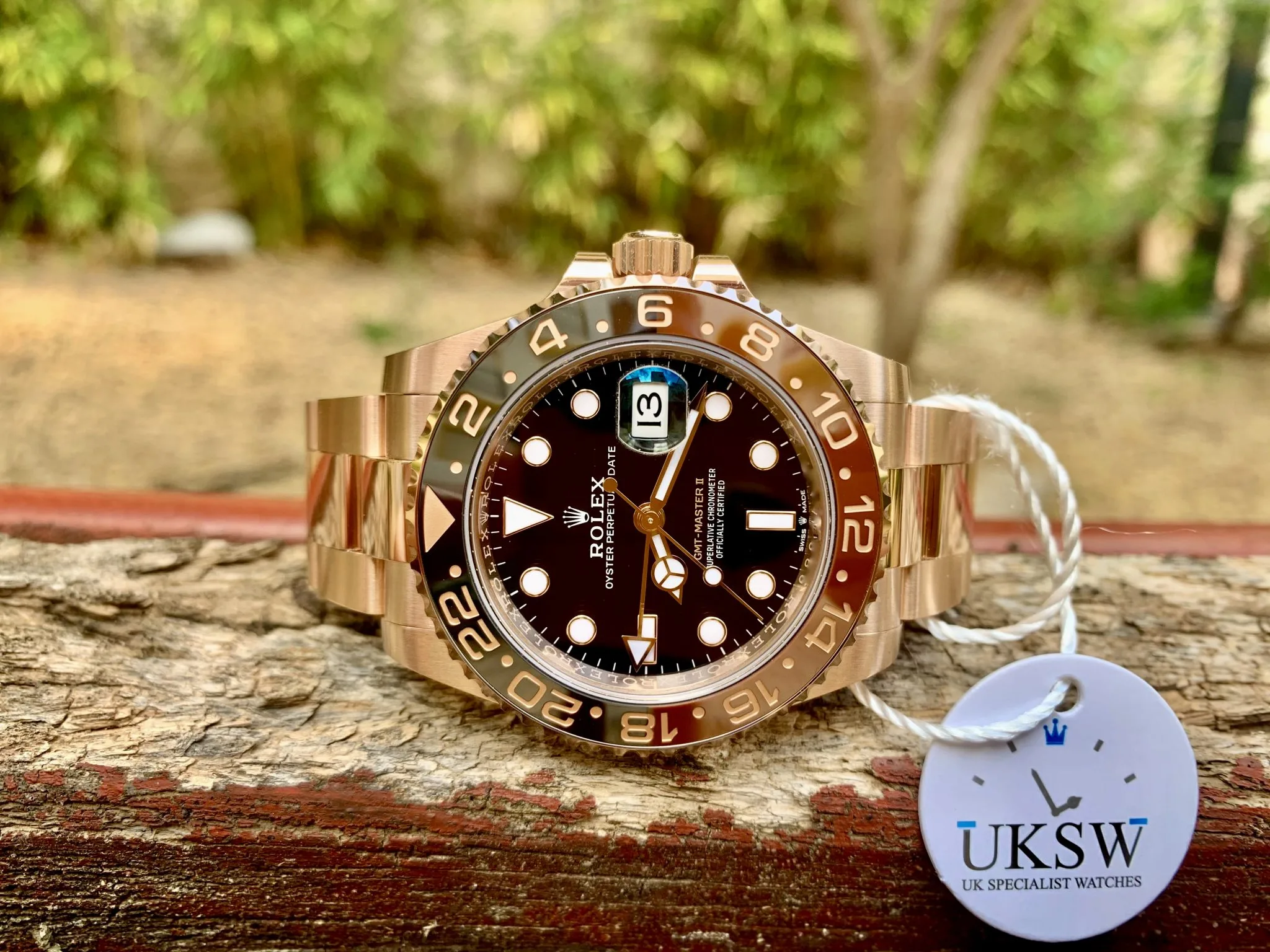 Rolex GMT-Master II 126715CHNR 40mm Rose gold Black