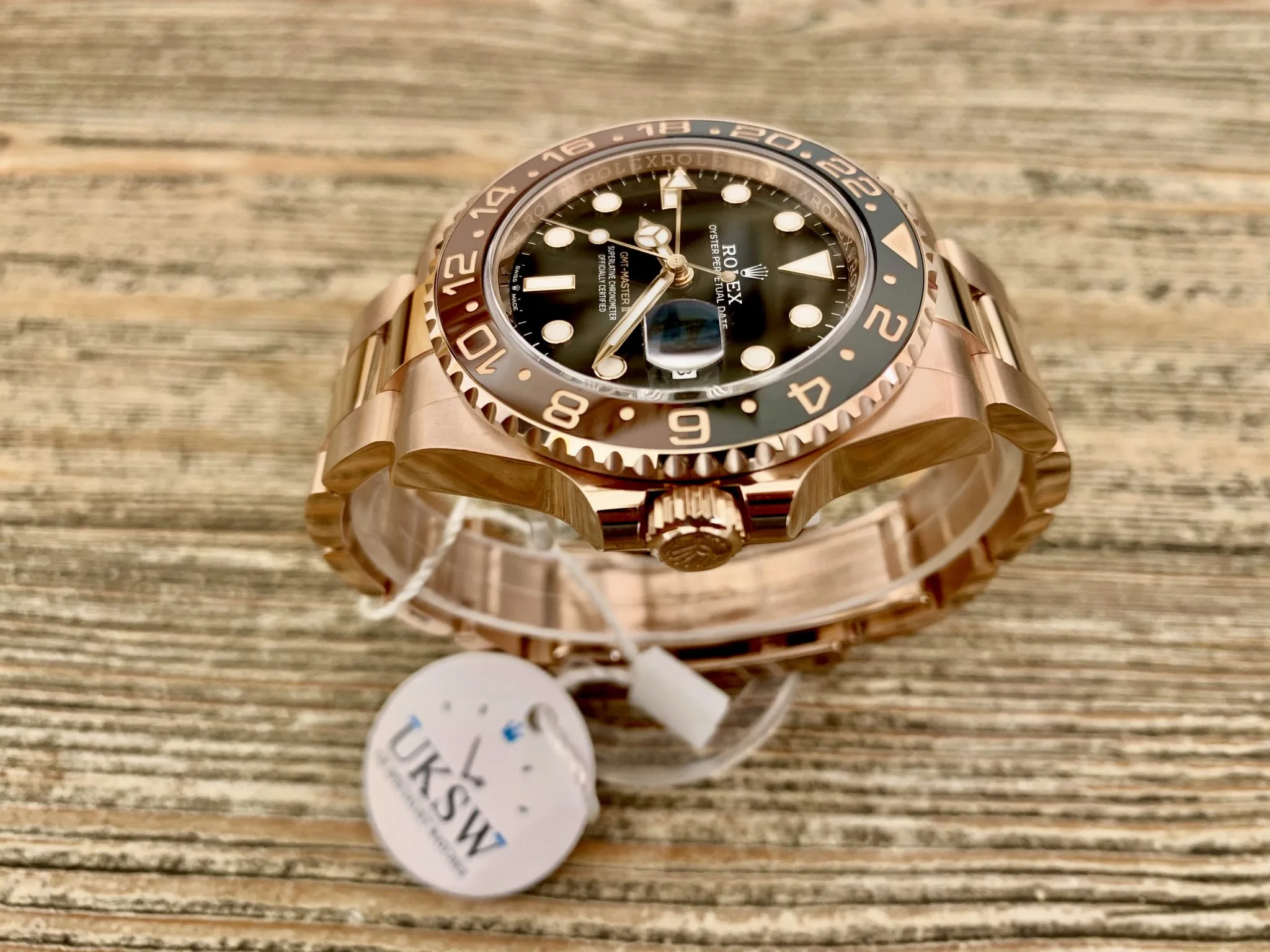 Rolex GMT-Master II 126715CHNR 40mm Rose gold Black 3