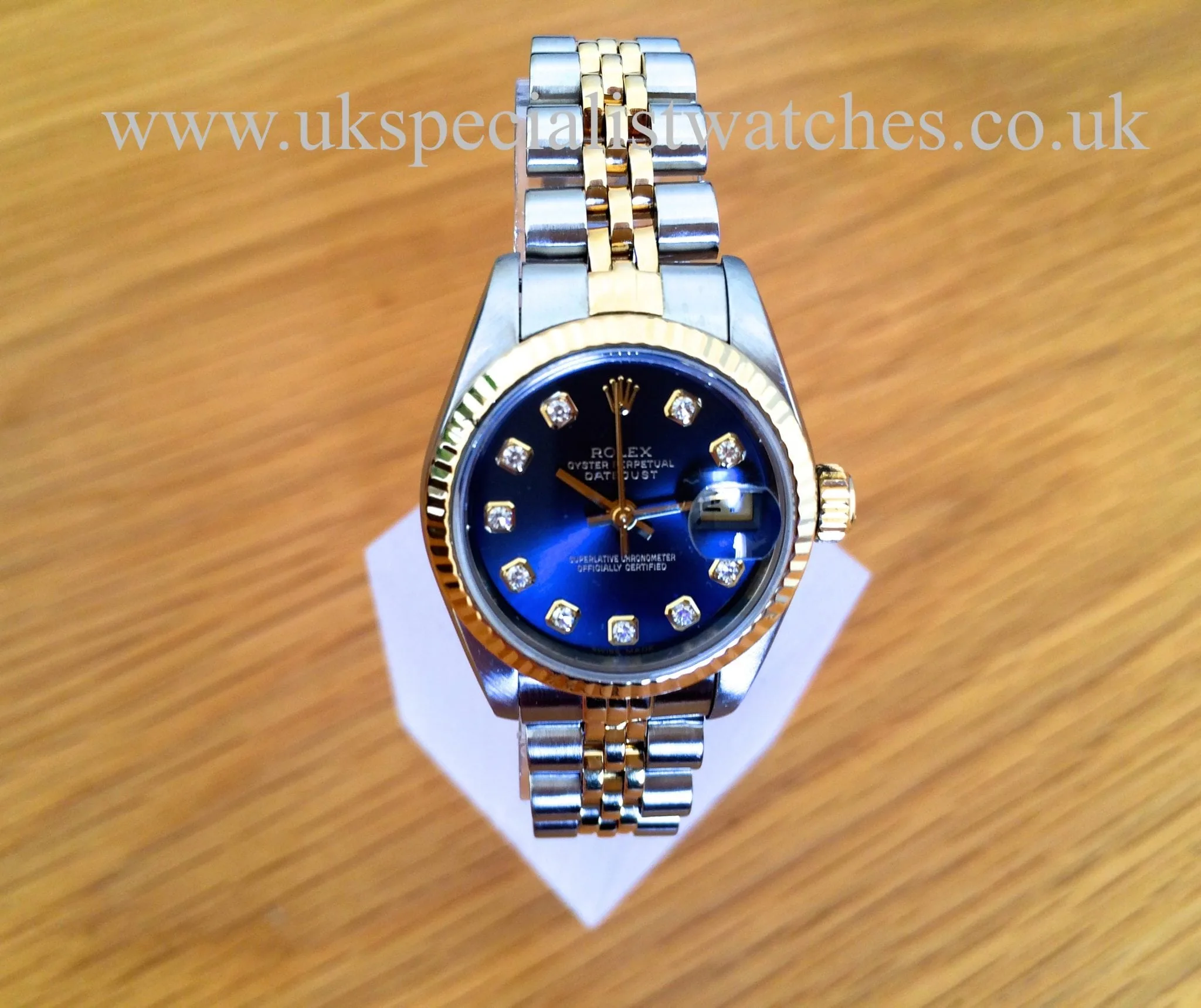 Rolex Lady-Datejust 69173 Blue 4