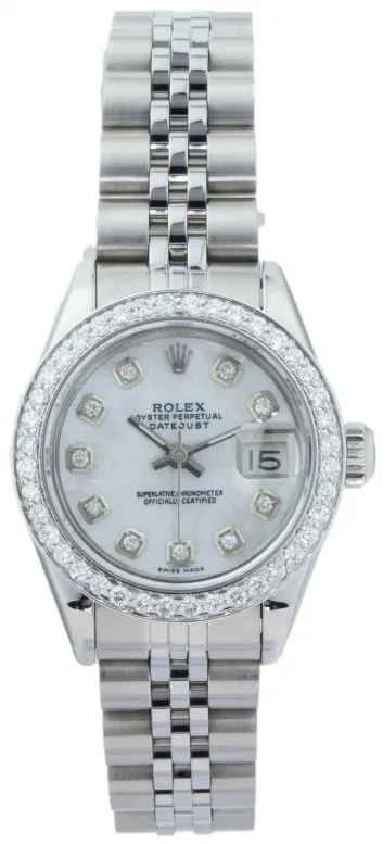 Rolex Lady-Datejust 69174 26mm Stainless steel Blue