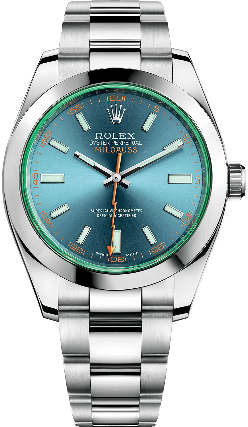 Rolex Milgauss 116400GV-0002 40mm Stainless steel Blue