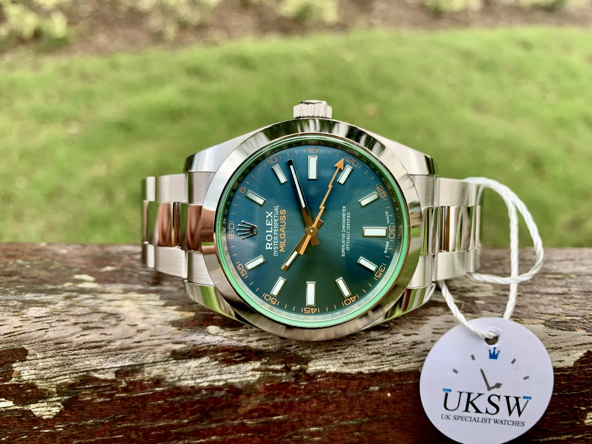 Rolex Milgauss 116400GV 40mm Stainless steel Blue