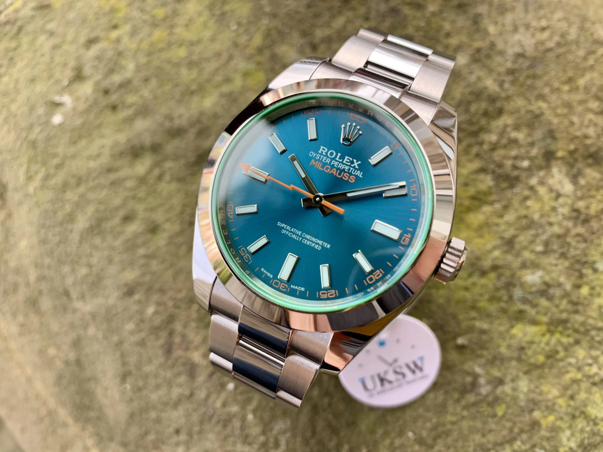 Rolex Milgauss 116400GV 40mm Stainless steel Blue 4