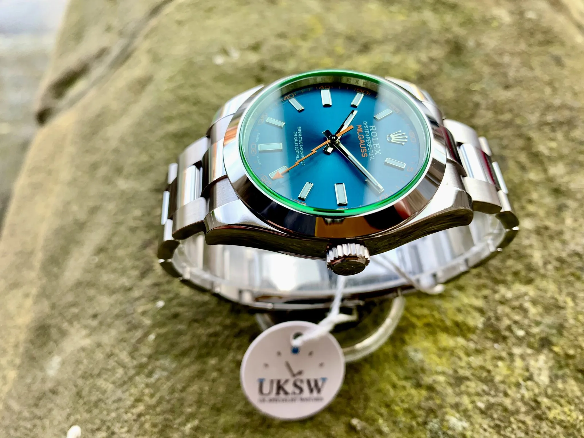 Rolex Milgauss 116400GV 40mm Stainless steel Blue 2