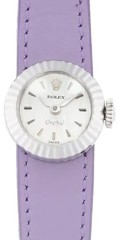 Rolex Orchid 2059 16mm White gold Silver