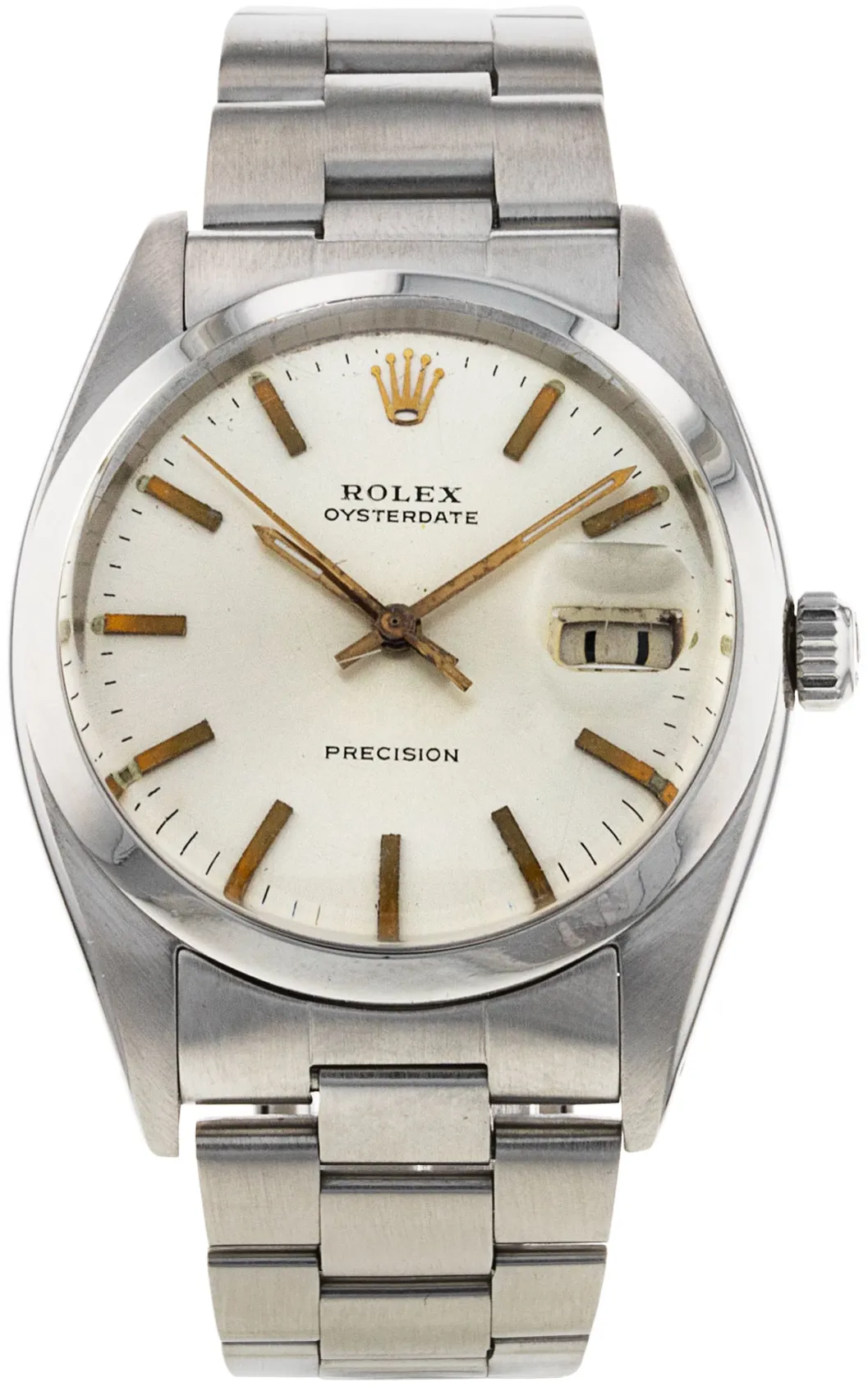 Rolex Oyster Date 6494 34mm Stainless steel Silver