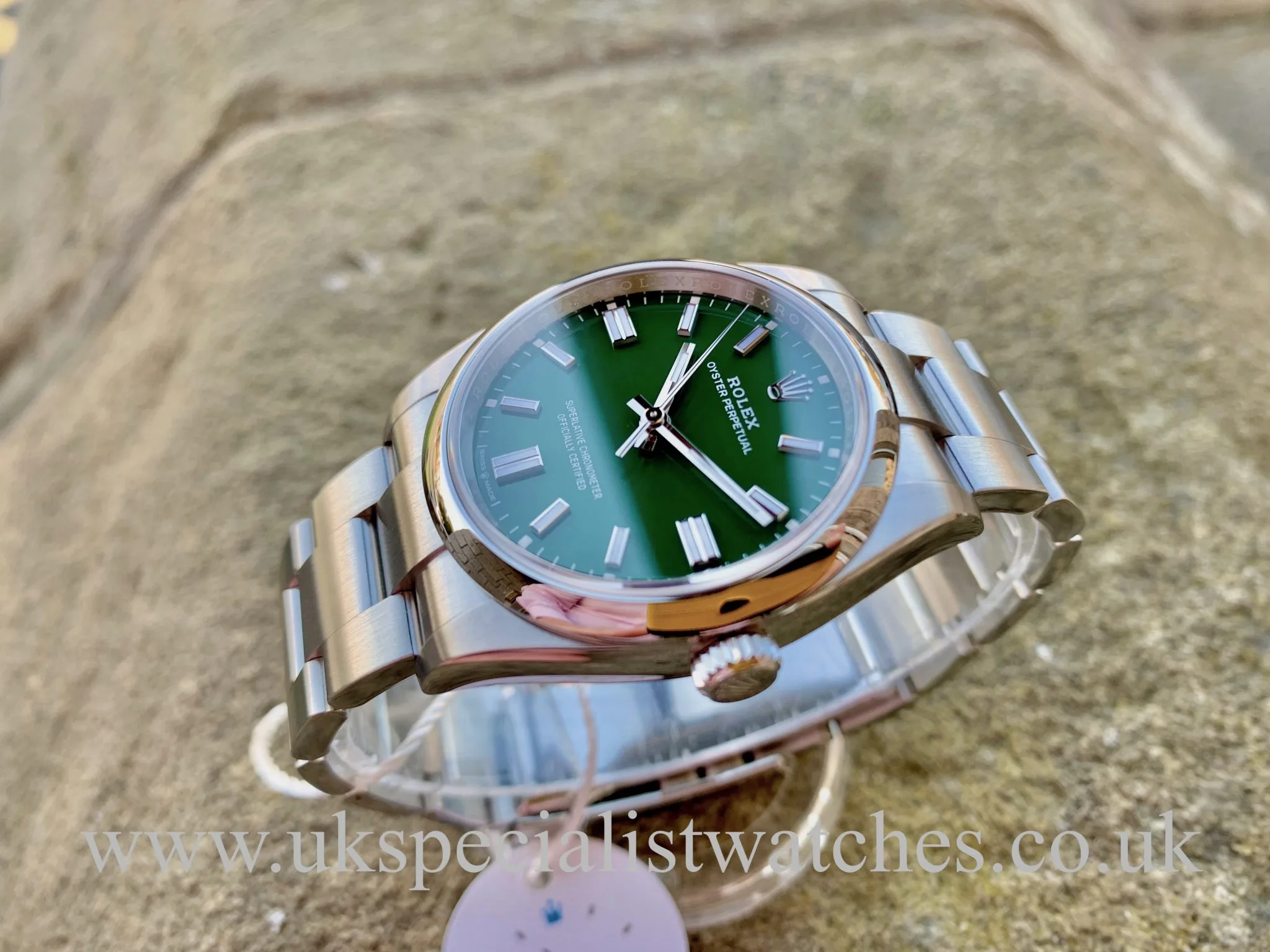 Rolex Oyster Perpetual 36 126000 36mm Stainless steel Green 3