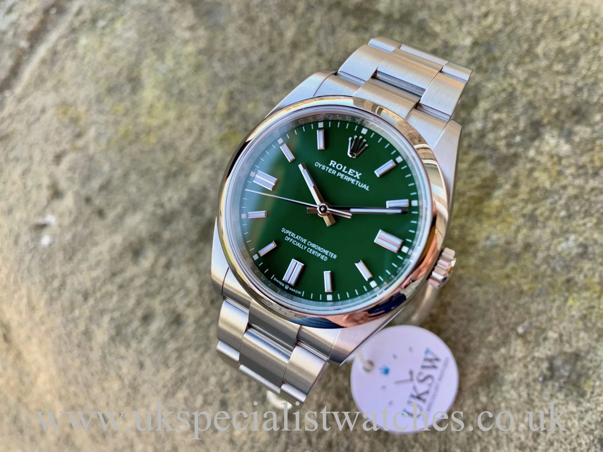 Rolex Oyster Perpetual 36 126000 36mm Stainless steel Green 1