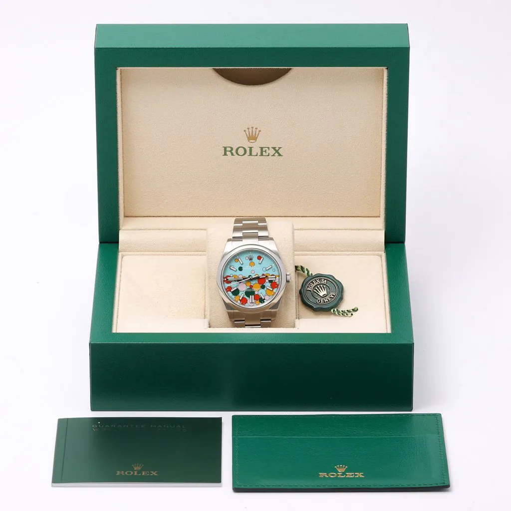 Rolex Oyster Perpetual 41 124300 41mm Oystersteel Turquoise 1