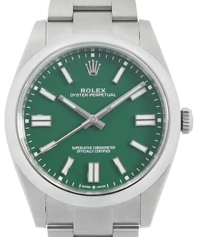 Rolex Oyster Perpetual 41 124300 41mm Stainless steel Green